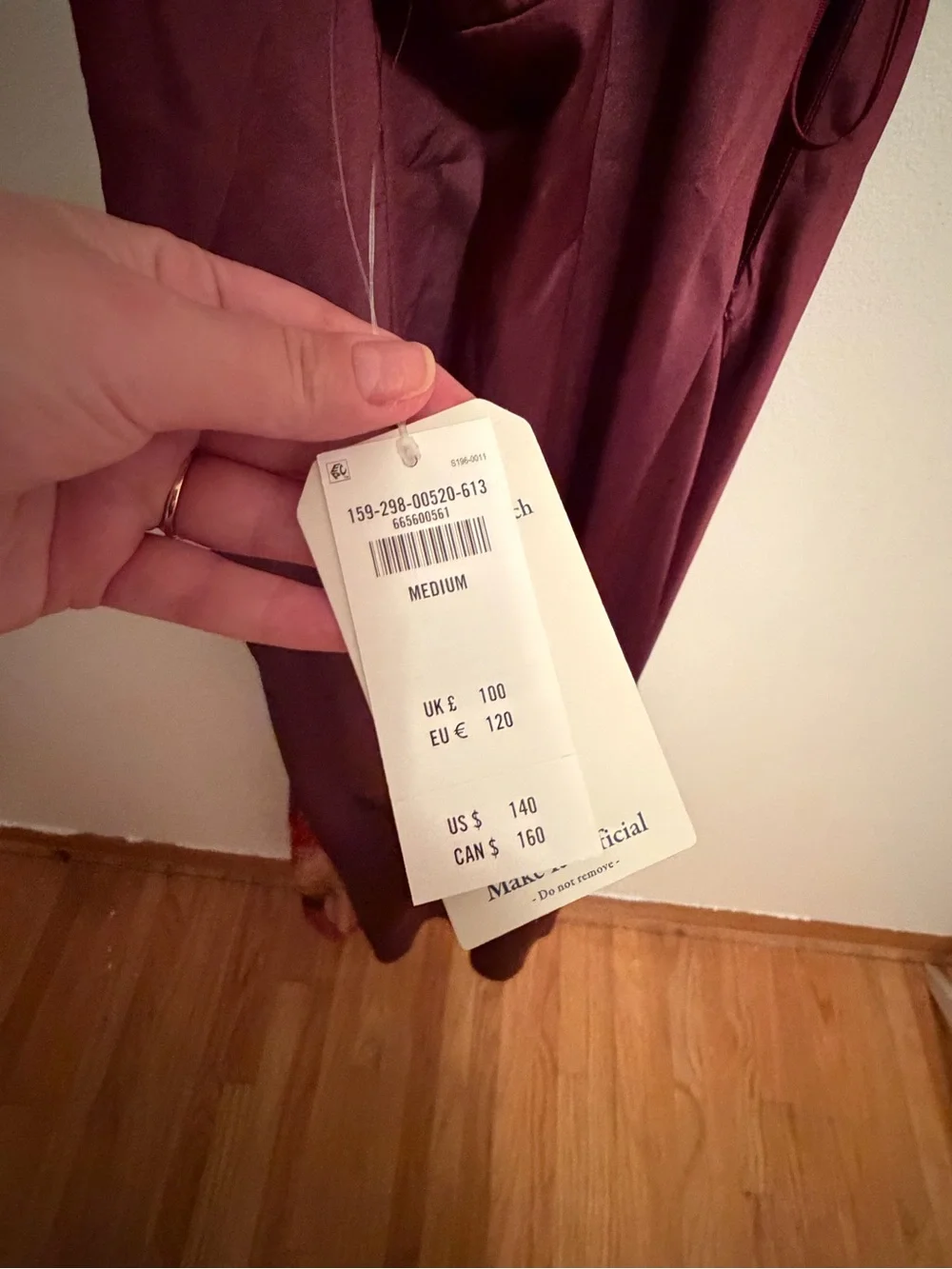 Abercrombie open-back hardware maxi dress